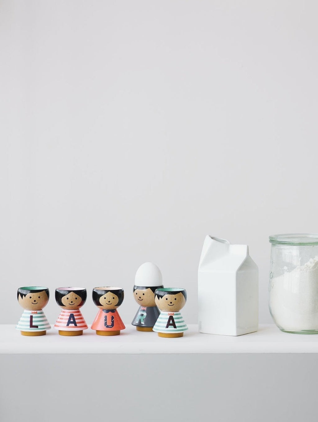 Lucie Kaas Bordfolk A Z Egg Cup, Girl O