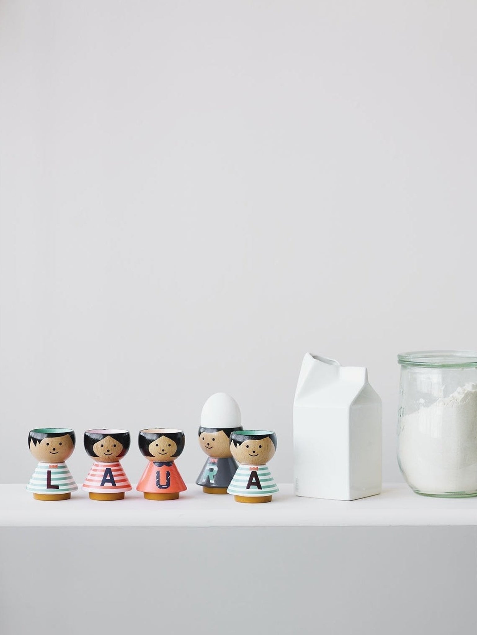 Lucie Kaas Bordfolk A Z Egg Cup, Girl Y