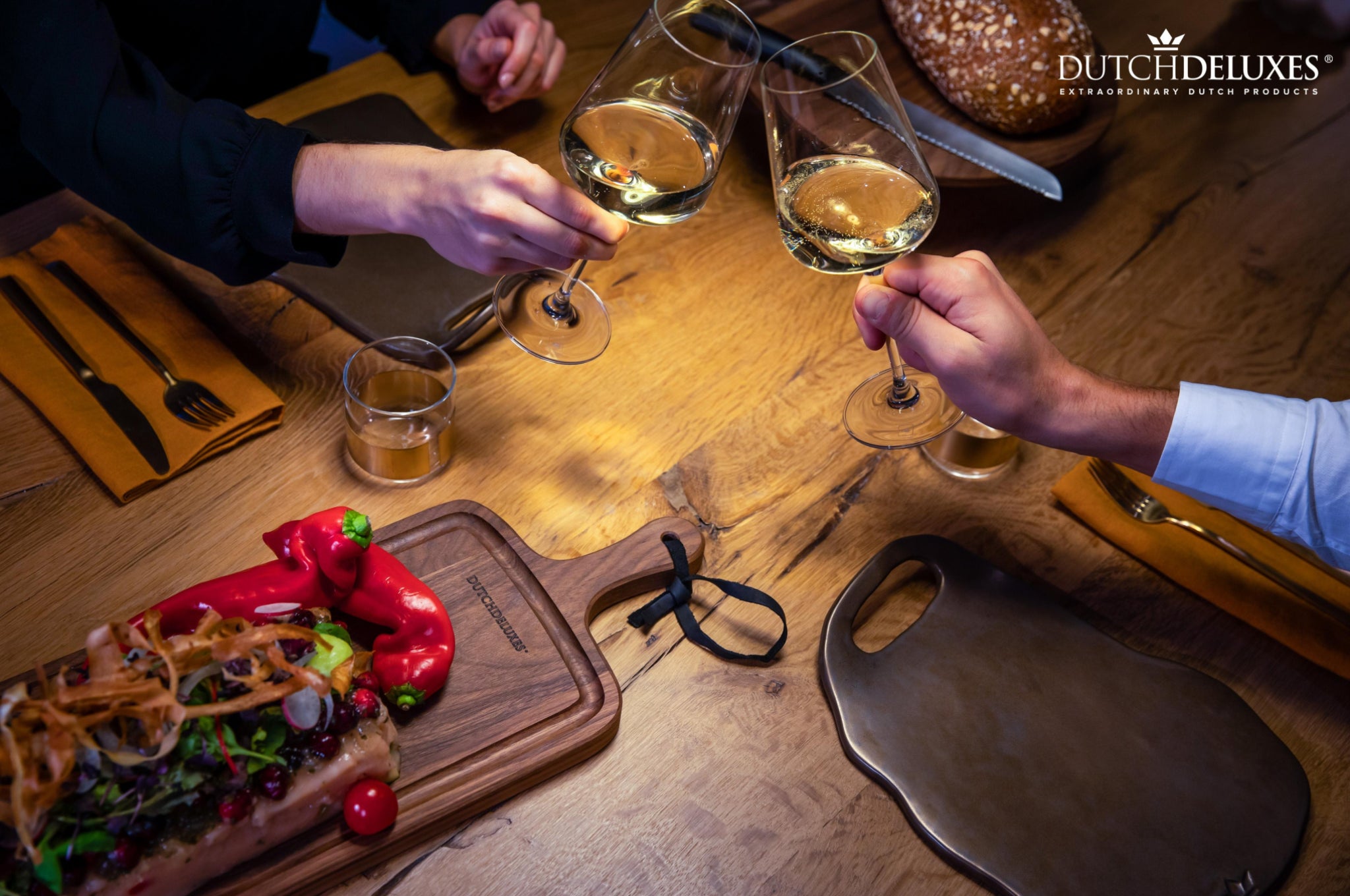 Dutchdeluxes Slim BBQ Board, Walnut