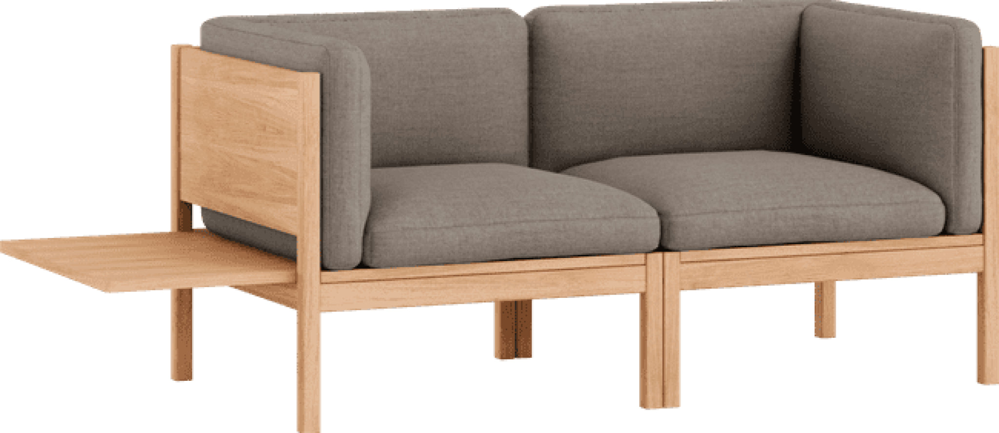 Moebe Modular Sofa Set, 2 Seater Sofa With Sides + 1 Side Table, Autumn 331 (fsc Mix Credit)