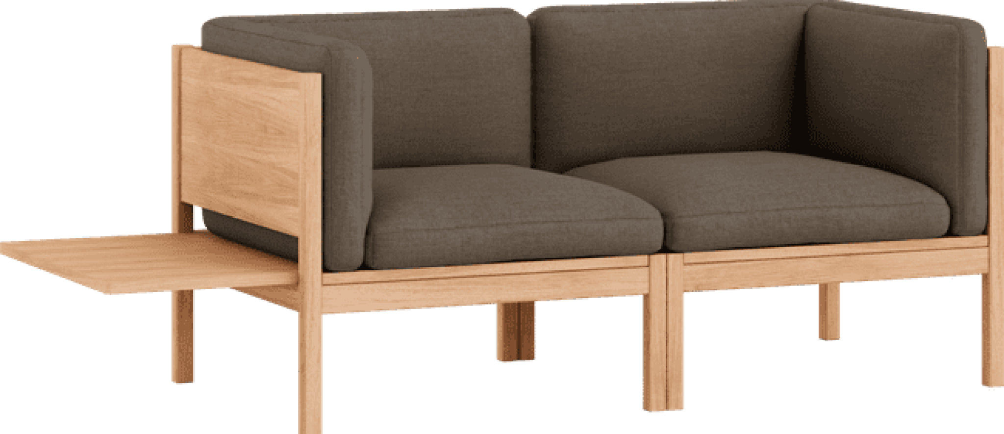 Moebe Modular Sofa Set, 2 Seater Sofa With Sides + 1 Side Table, Autumn 361 (fsc Mix Credit)