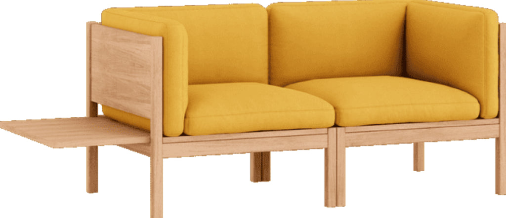 Moebe Modular Sofa Set, 2 Seater Sofa With Sides + 1 Side Table, Field 463 (fsc Mix Credit)