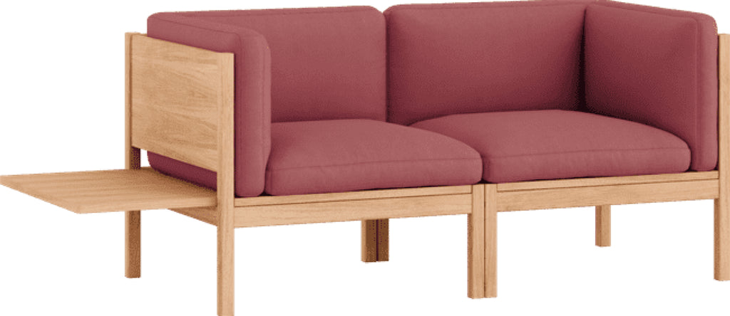 Moebe Modular Sofa Set, 2 Seater Sofa With Sides + 1 Side Table, Field 643 (fsc Mix Credit)
