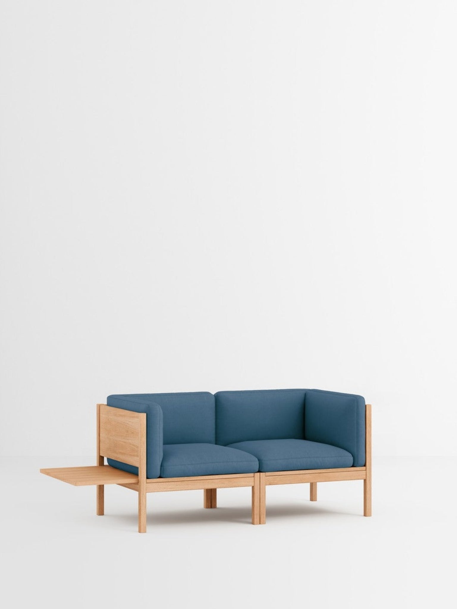 Moebe Modular Sofa Set, 2 Seater Sofa With Sides + 1 Side Table, Field 733 (fsc Mix Credit)