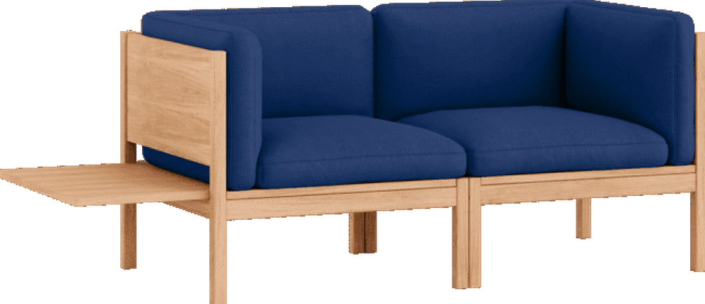 Moebe Modular Sofa Set, 2 Seater Sofa With Sides + 1 Side Table, Field 763 (fsc Mix Credit)
