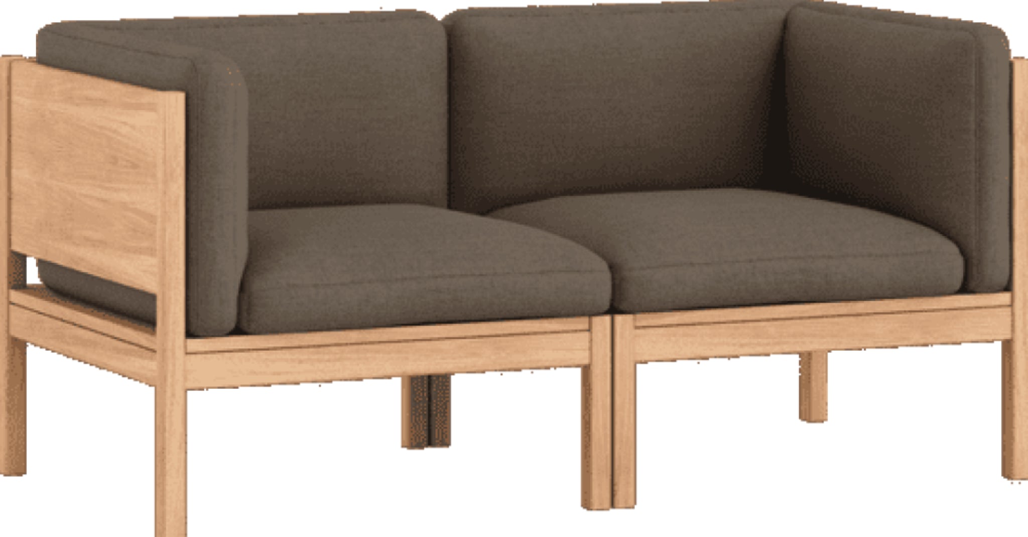Moebe Modular Sofa Set, 2 Seater Sofa With Sides, Autumn 361 (fsc Mix Credit)