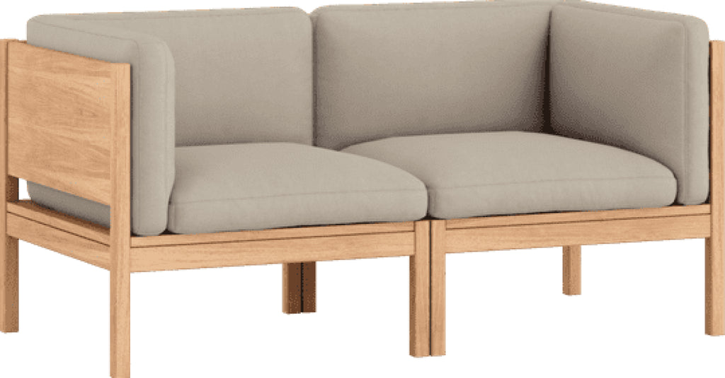 Moebe Modular Sofa Set, 2 Seater Sofa With Sides, Field 233 (fsc Mix Credit)