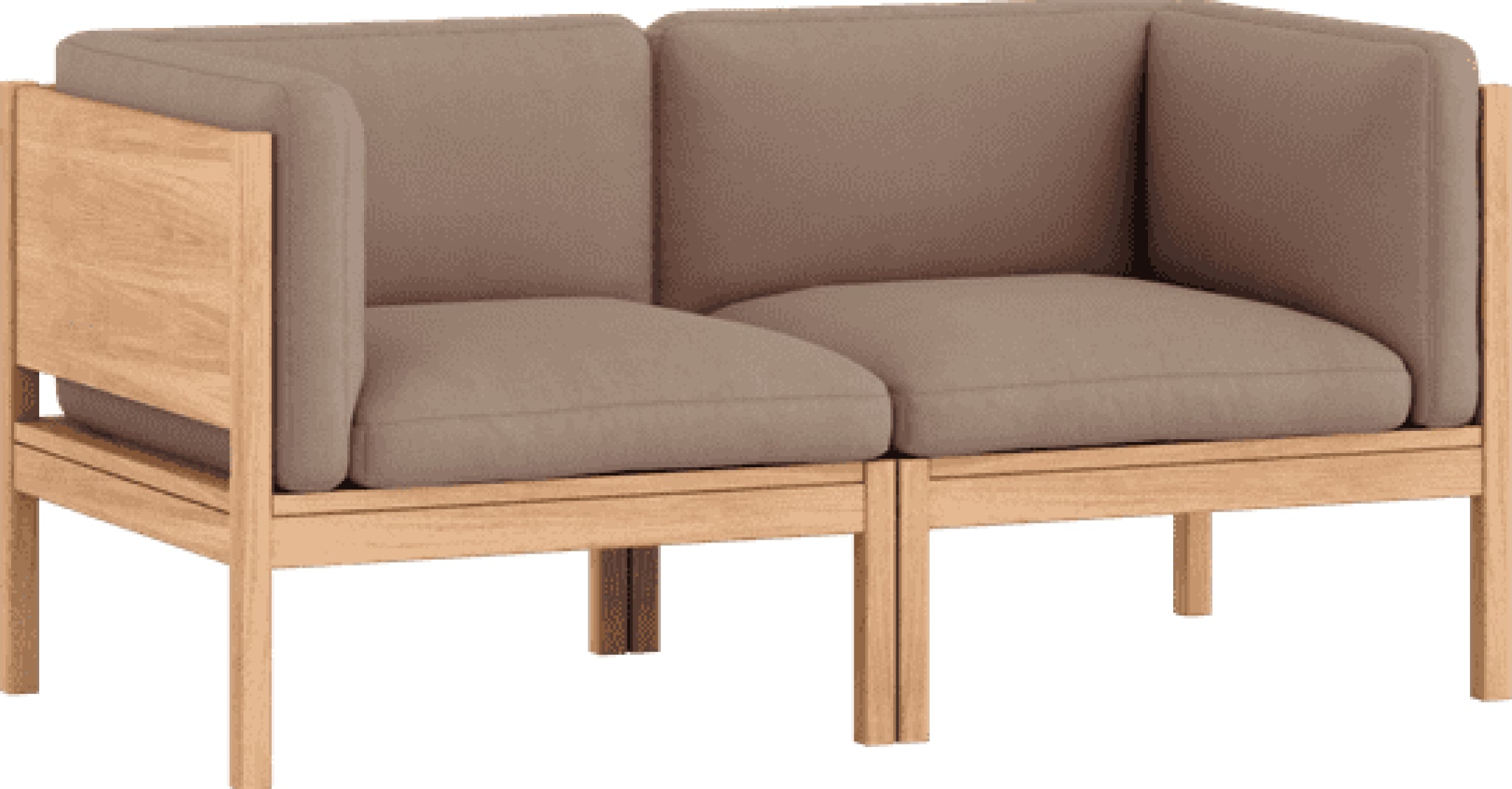 Moebe Modular Sofa Set, 2 Seater Sofa With Sides, Field 343 (fsc Mix Credit)