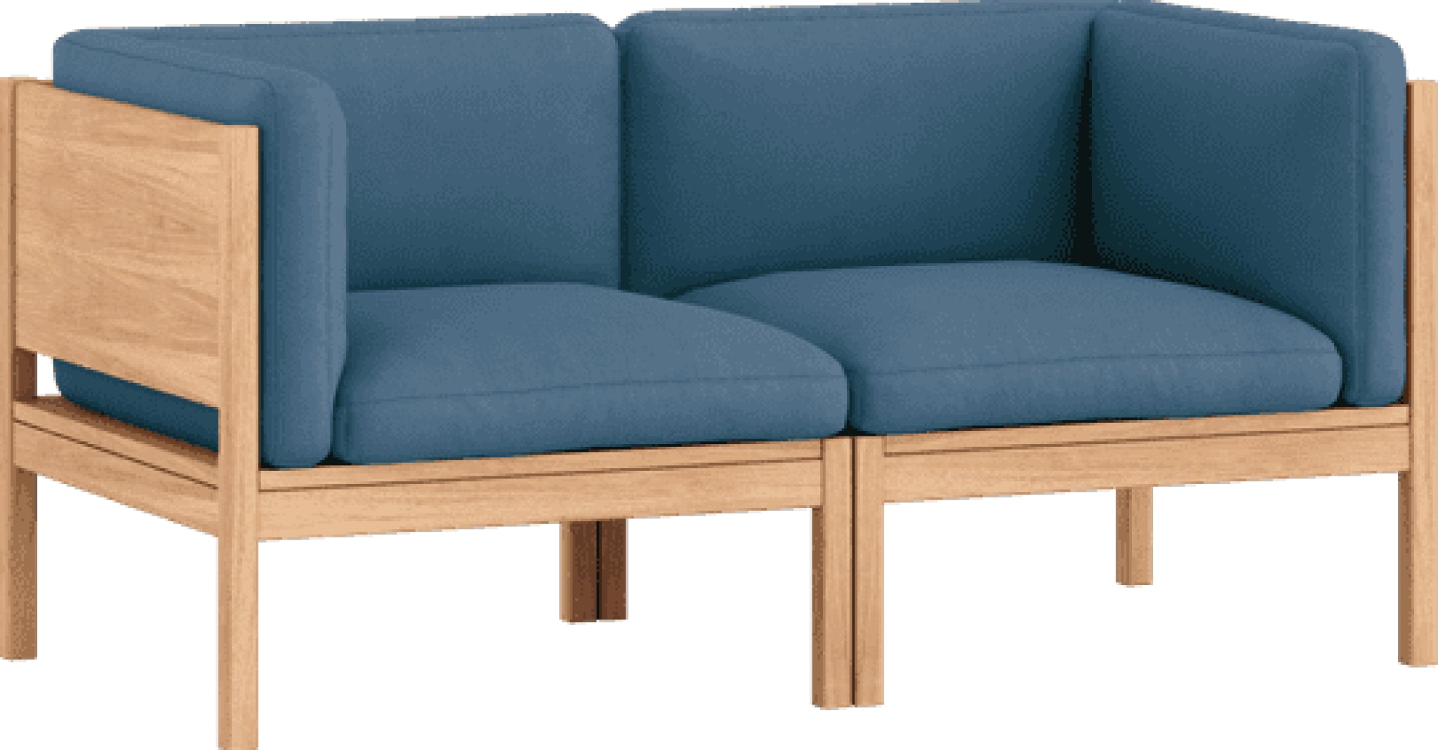 Moebe Modular Sofa Set, 2 Seater Sofa With Sides, Field 733 (fsc Mix Credit)