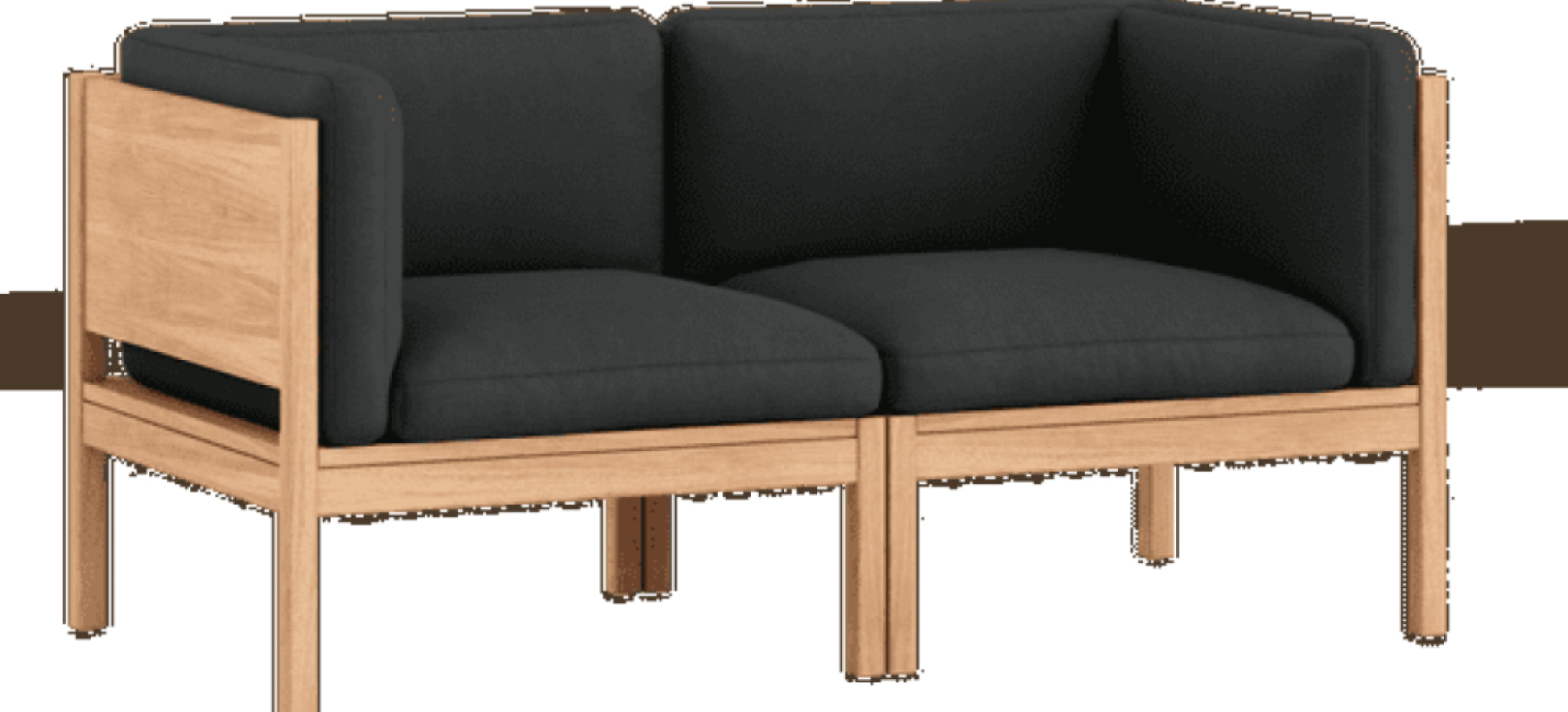 Moebe Modular Sofa Set, 2 Seater Sofa With Sides, Field 793 (fsc Mix Credit)
