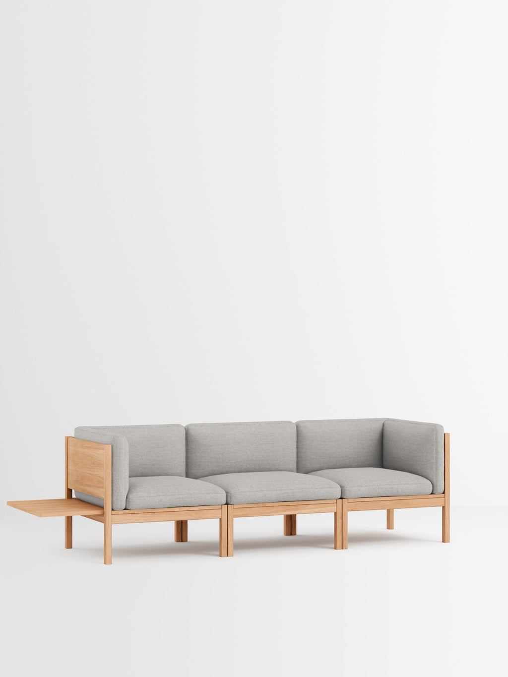 Moebe Modular Sofa Set, 3 Seater Sofa With Sides + 1 Side Table, Autumn 101 (fsc Mix Credit)