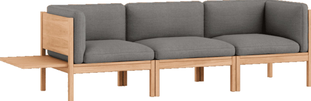 Moebe Modular Sofa Set, 3 Seater Sofa With Sides + 1 Side Table, Autumn 131 (fsc Mix Credit)