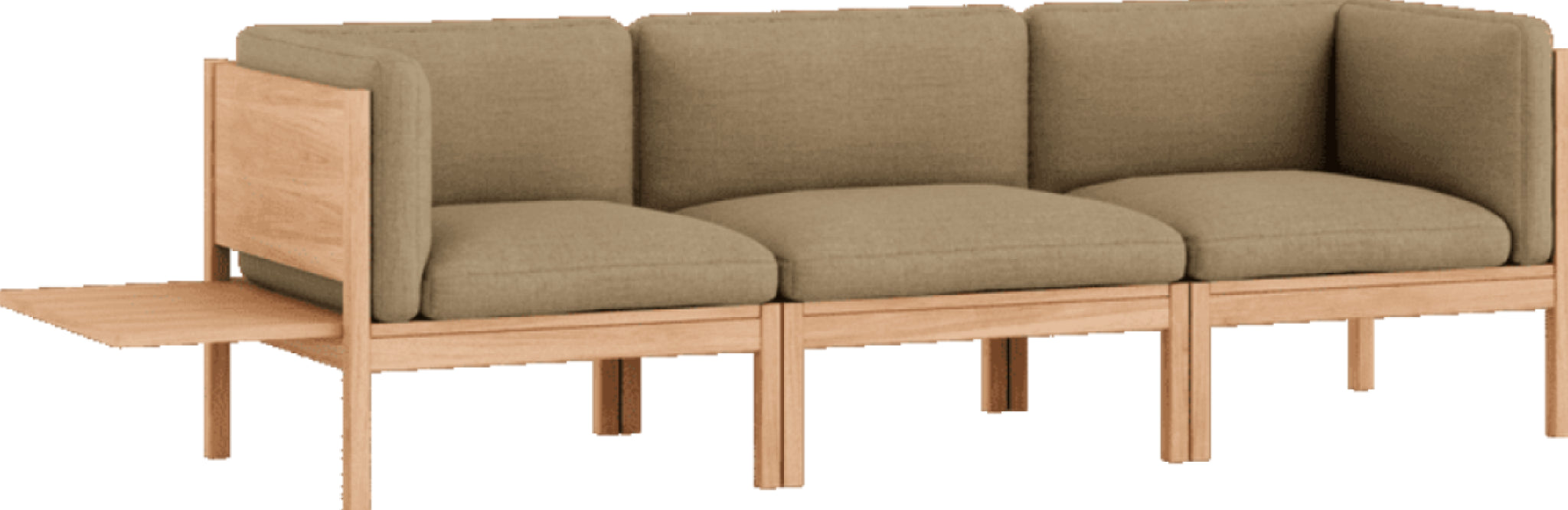 Moebe Modular Sofa Set, 3 Seater Sofa With Sides + 1 Side Table, Autumn 221 (fsc Mix Credit)