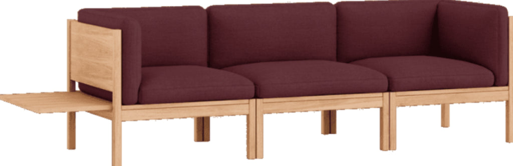 Moebe Modular Sofa Set, 3 Seater Sofa With Sides + 1 Side Table, Autumn 681 (fsc Mix Credit)