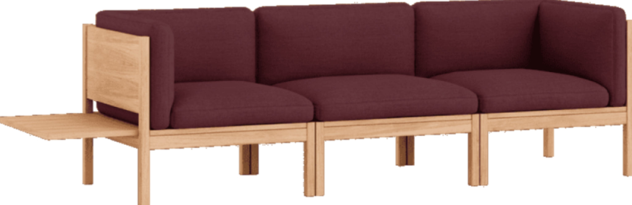 Moebe Modular Sofa Set, 3 Seater Sofa With Sides + 1 Side Table, Autumn 681 (fsc Mix Credit)