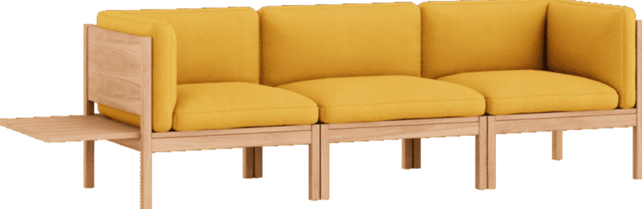 Moebe Modular Sofa Set, 3 Seater Sofa With Sides + 1 Side Table, Field 463 (fsc Mix Credit)