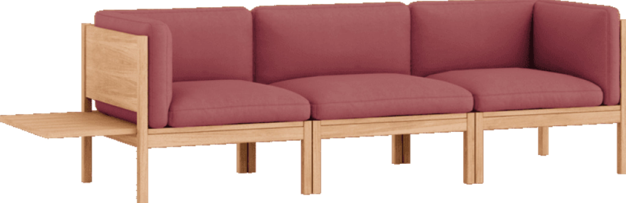 Moebe Modular Sofa Set, 3 Seater Sofa With Sides + 1 Side Table, Field 643 (fsc Mix Credit)