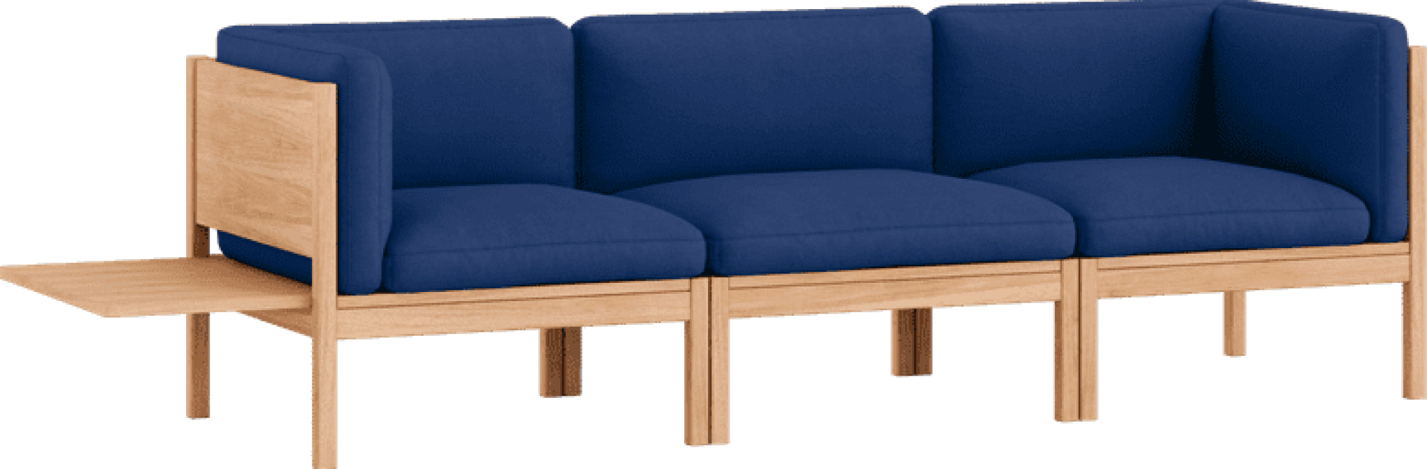 Moebe Modular Sofa Set, 3 Seater Sofa With Sides + 1 Side Table, Field 763 (fsc Mix Credit)