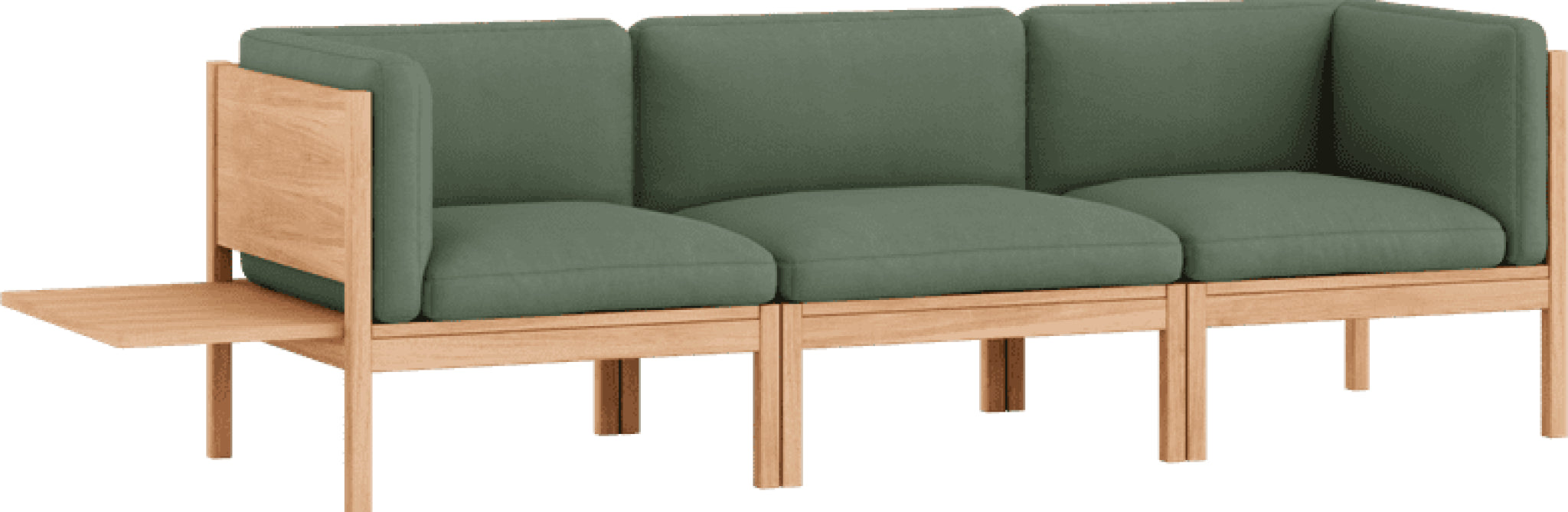 Moebe Modular Sofa Set, 3 Seater Sofa With Sides + 1 Side Table, Field 943 (fsc Mix Credit)