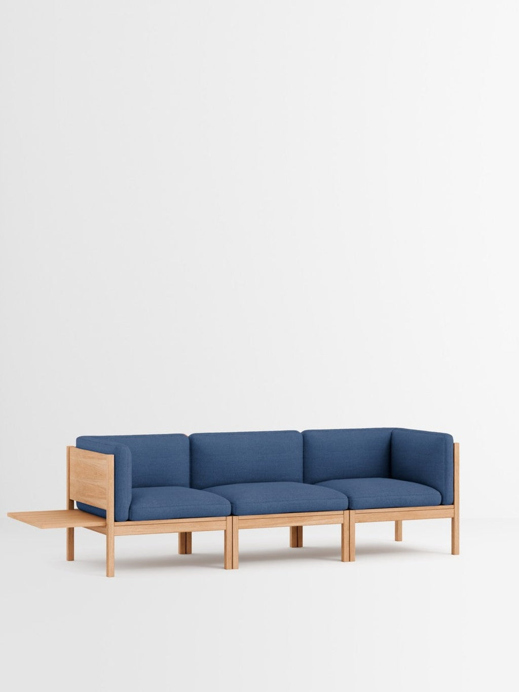 Moebe Modular Sofa Set, 3 Seater Sofa With Sides + 1 Side Table, Re-wool 767 (fsc Mix Credit)