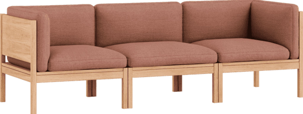 Moebe Modular Sofa Set, 3 Seater Sofa With Sides, Re-wool 648 (fsc Mix Credit)
