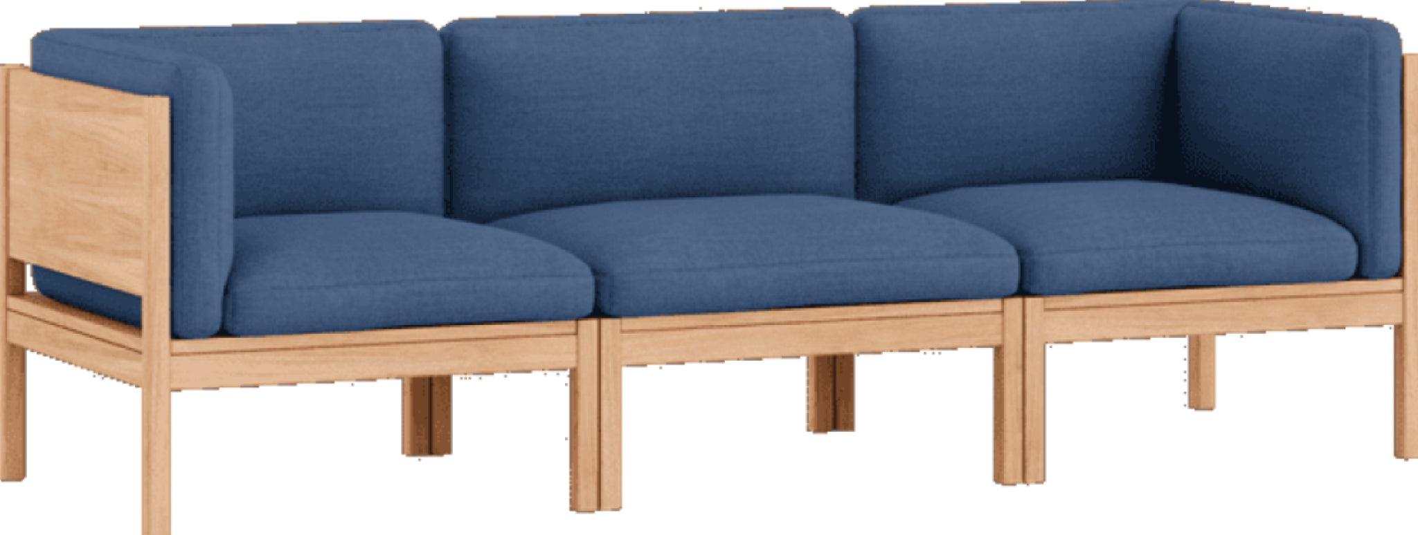 Moebe Modular Sofa Set, 3 Seater Sofa With Sides, Re-wool 767 (fsc Mix Credit)
