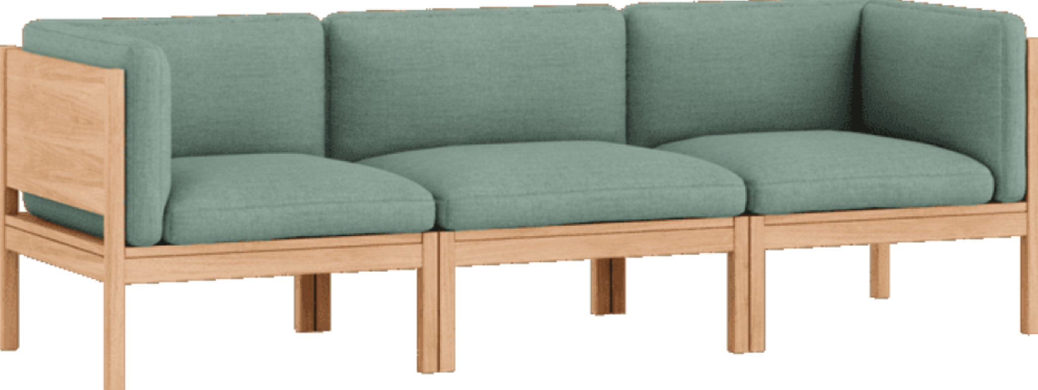 Moebe Modular Sofa Set, 3 Seater Sofa With Sides, Re-wool 868 (fsc Mix Credit)