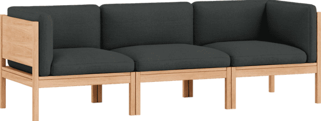 Moebe Modular Sofa Set, 3 Seater Sofa With Sides, Re-wool 987 (fsc Mix Credit)