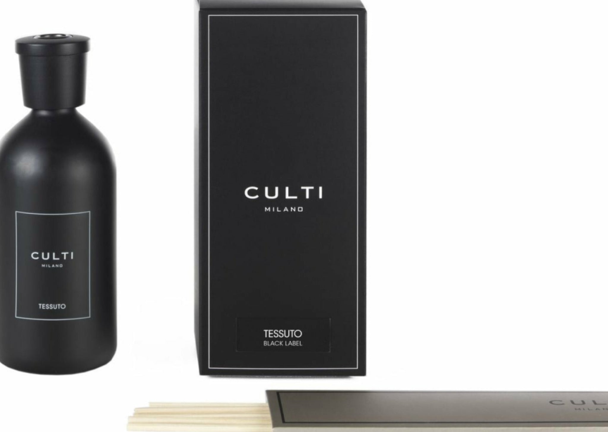 Culti Milano Stile Black Label Fragrance Diffuser Tessuto, 500 ml