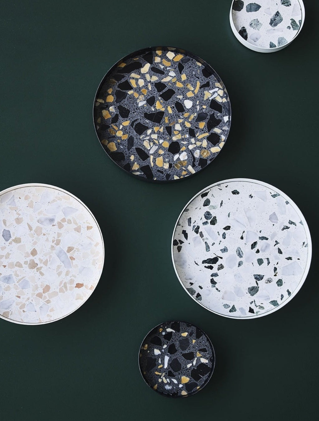 Lucie Kaas Erat tray white, Ø 13cm