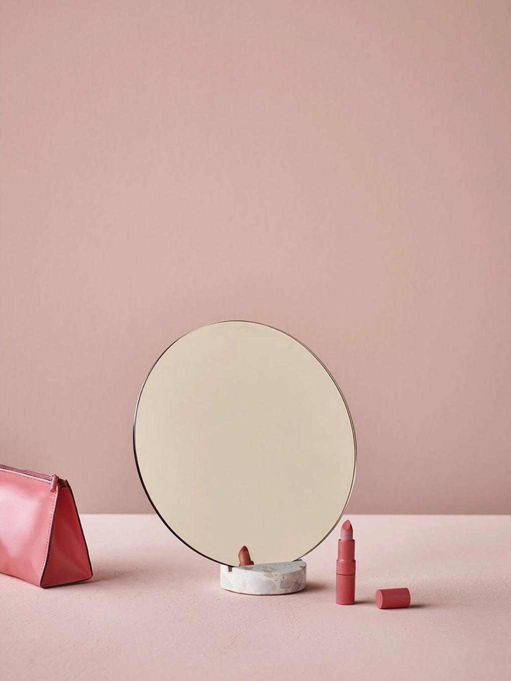 Lucie Kaas Erat mirror black, Ø 25cm