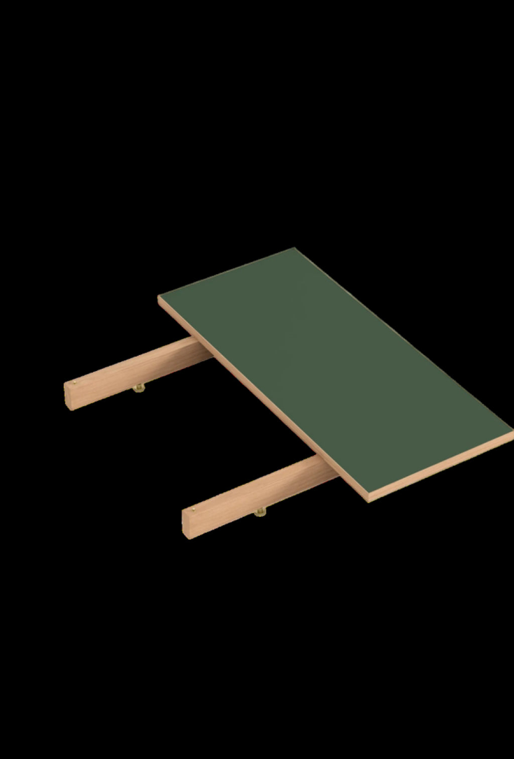 Moebe Extension Leaf, Rectangular Dining Table, Green (fsc Mix Credit)