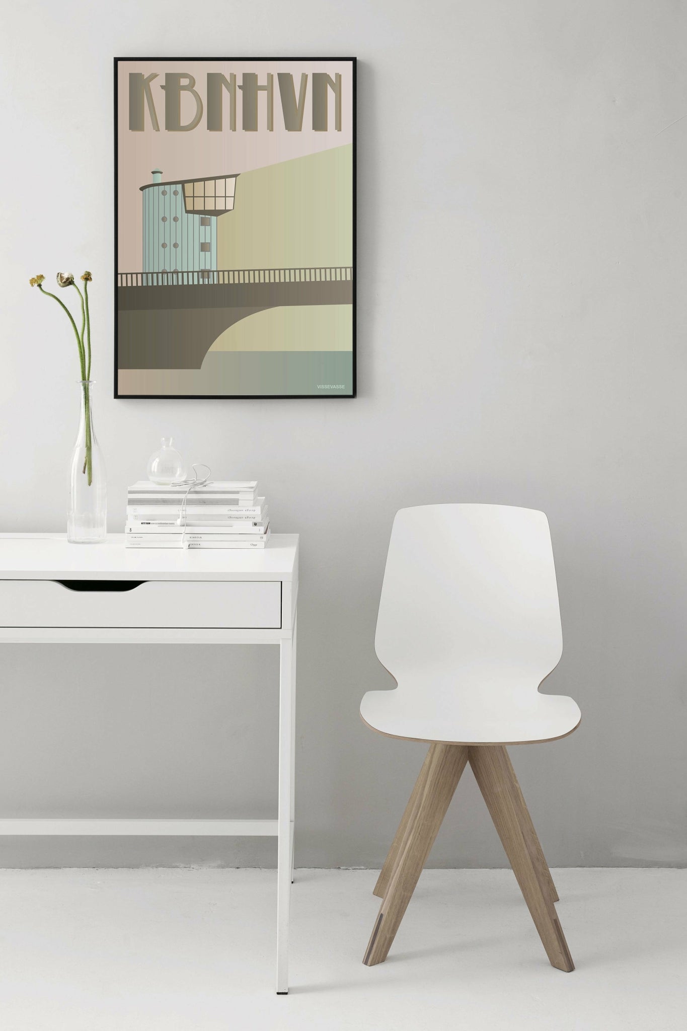 Vissevasse Copenhagen Langebro Poster, 50 X70 Cm