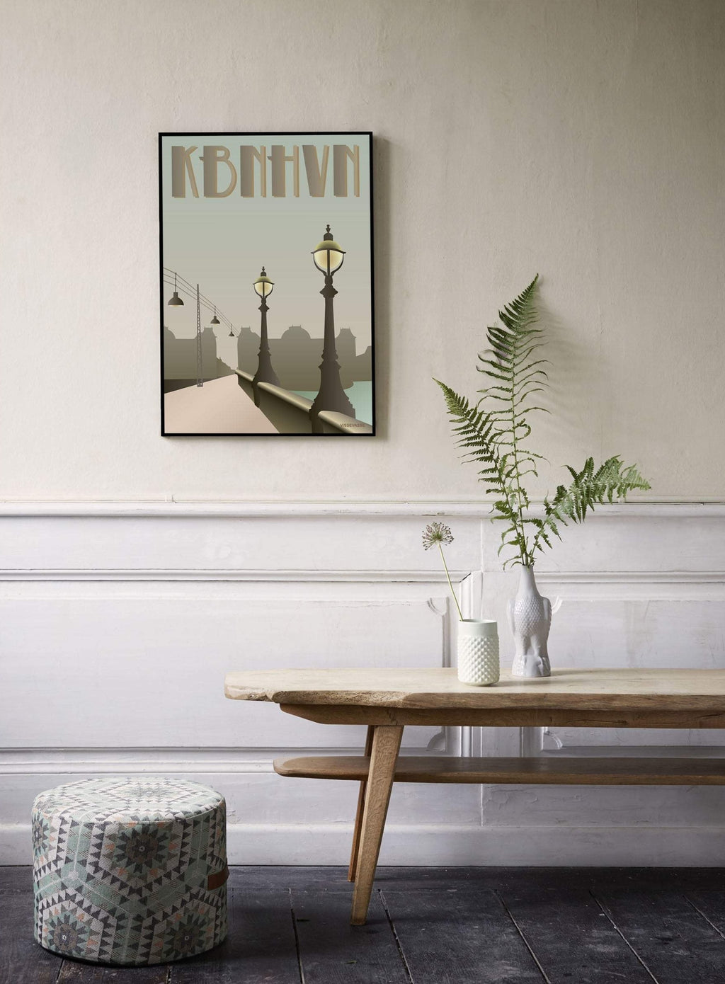 Vissevasse Copenhagen Queen Louises Bridge Poster, 15 X21 Cm