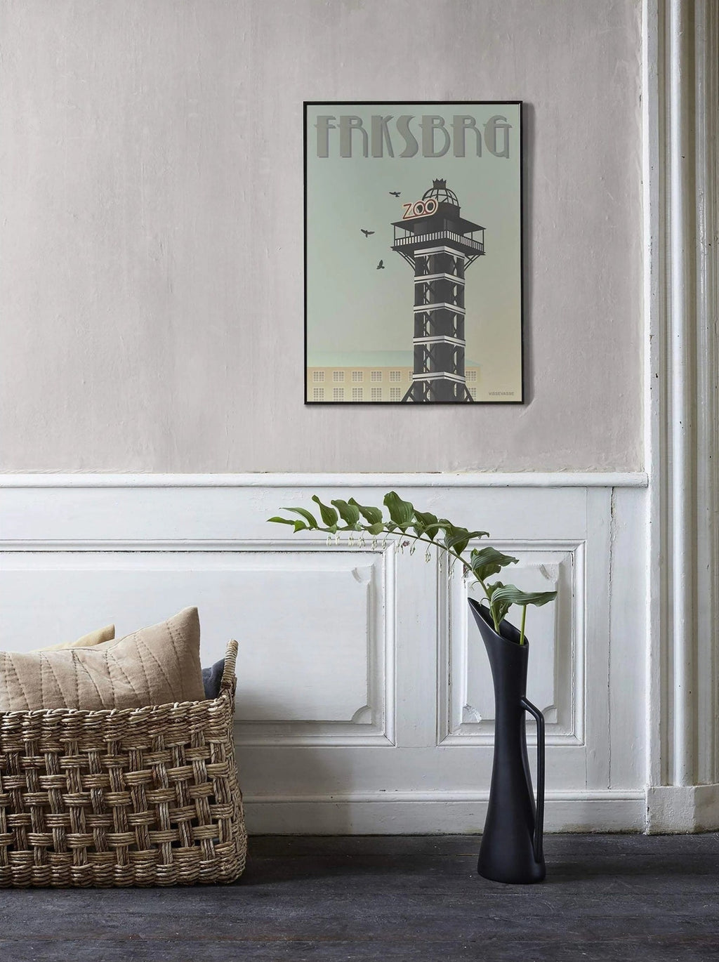 Vissevasse Frederiksberg Zoo Tower Poster, 15 X21 Cm