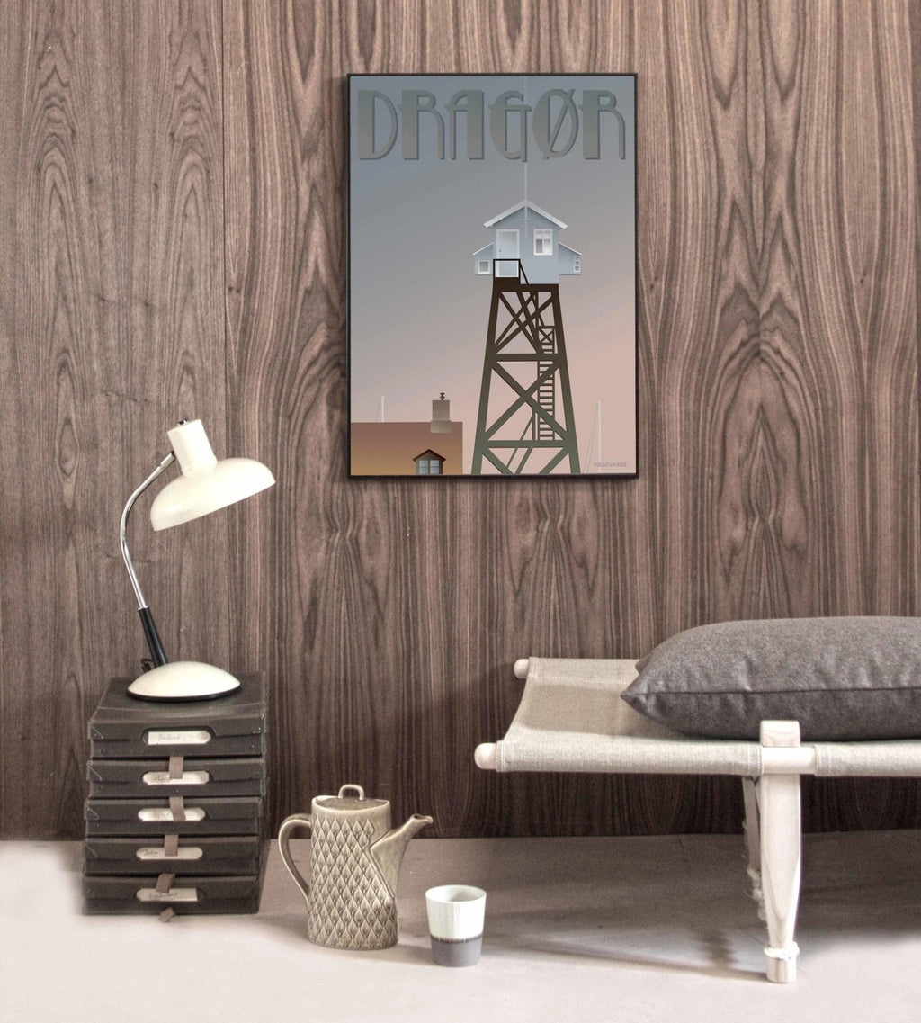 Vissevasse Dragør Tower Poster, 15 X21 Cm