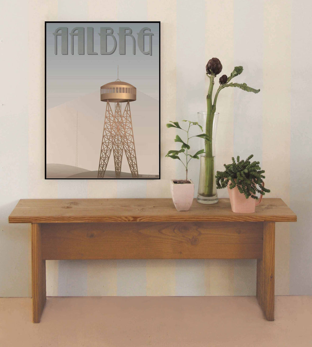 Vissevasse Aalborg Tower Poster, 15 X21 Cm