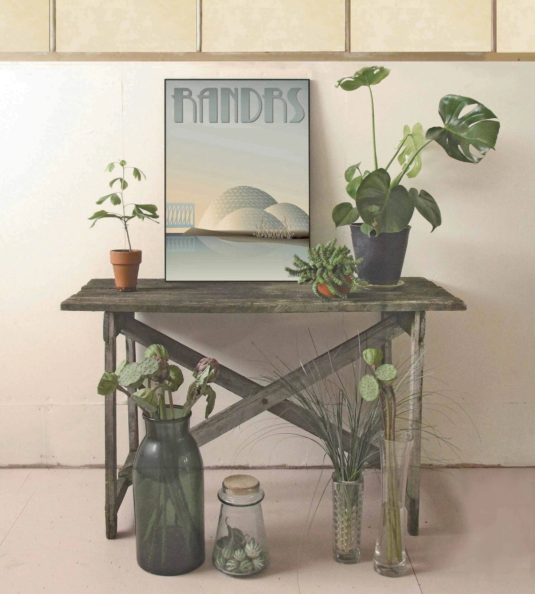 Vissevasse Randers Rainforest Poster, 15 X21 Cm