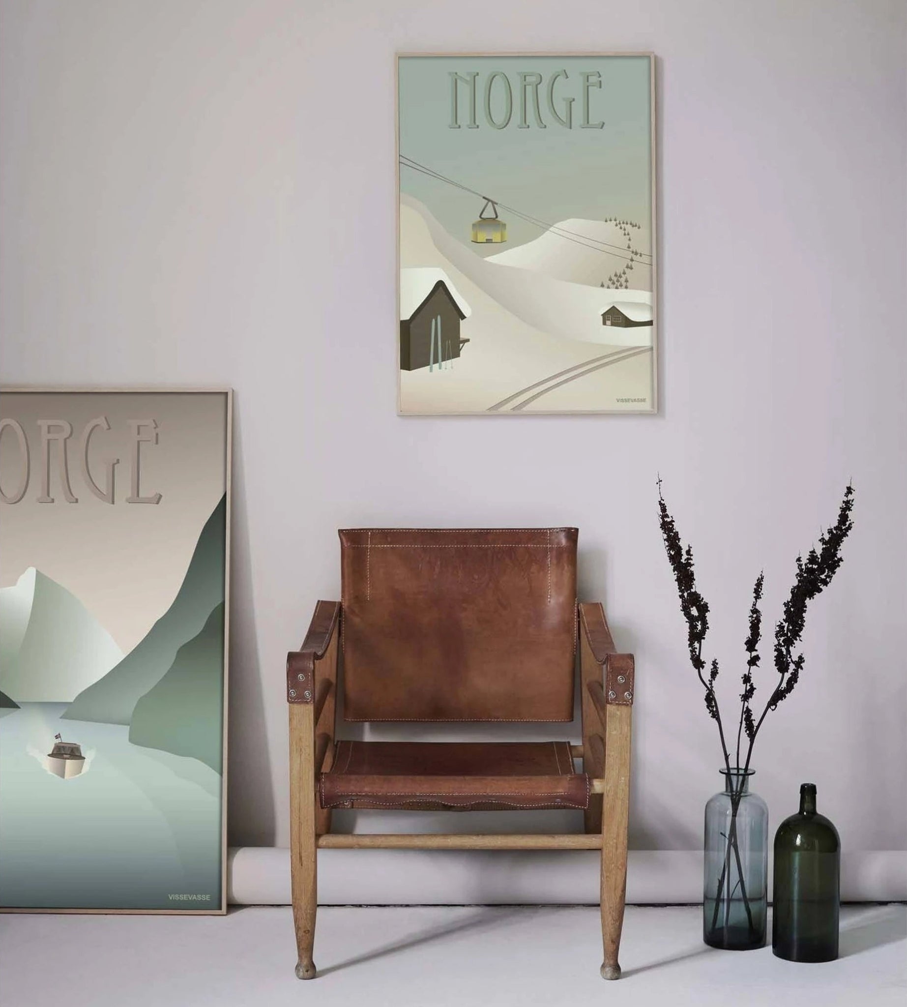 Vissevasse Norway Snow Poster, 15 X21 Cm