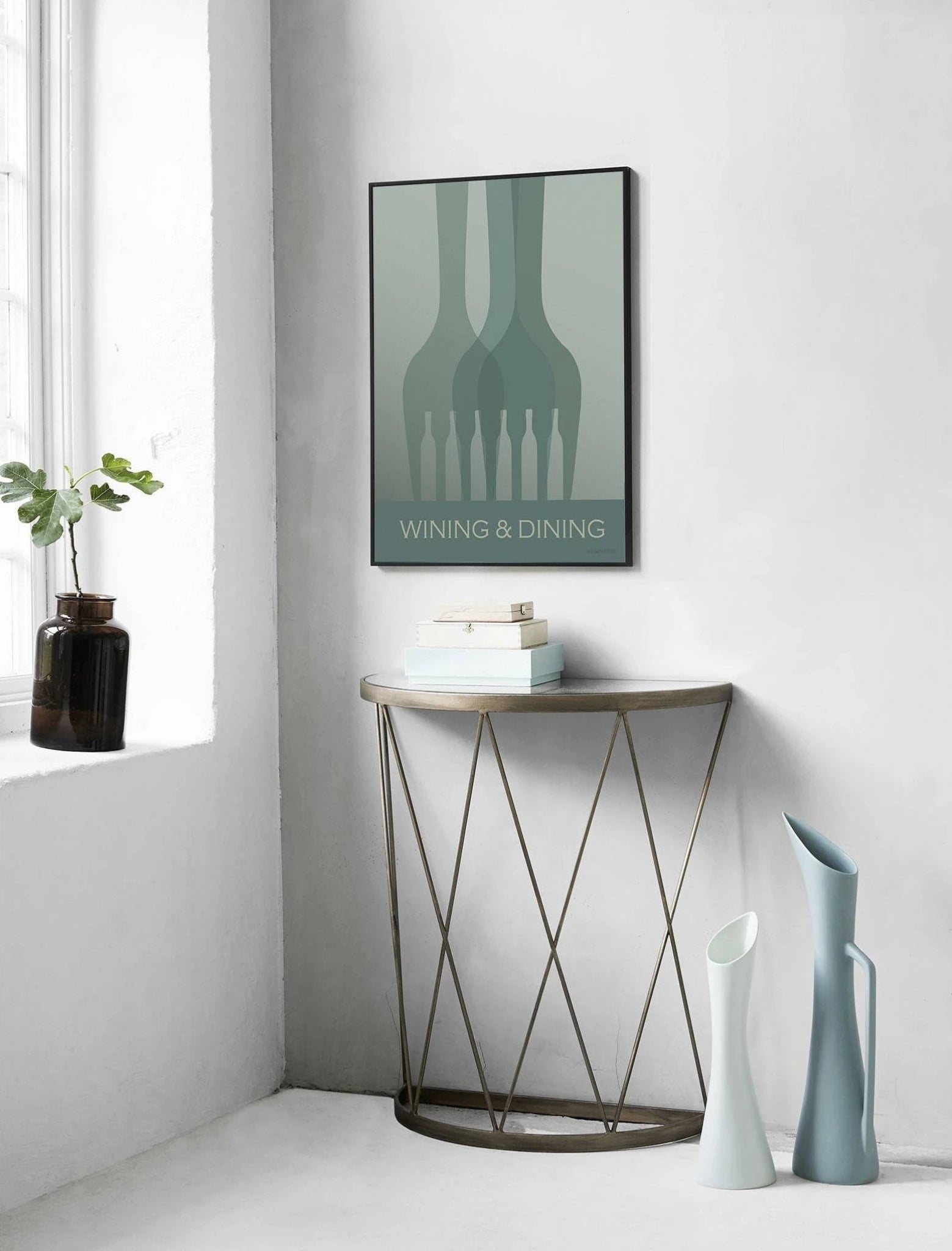 Vissevasse Wining & Dining Poster, 15 X21 Cm