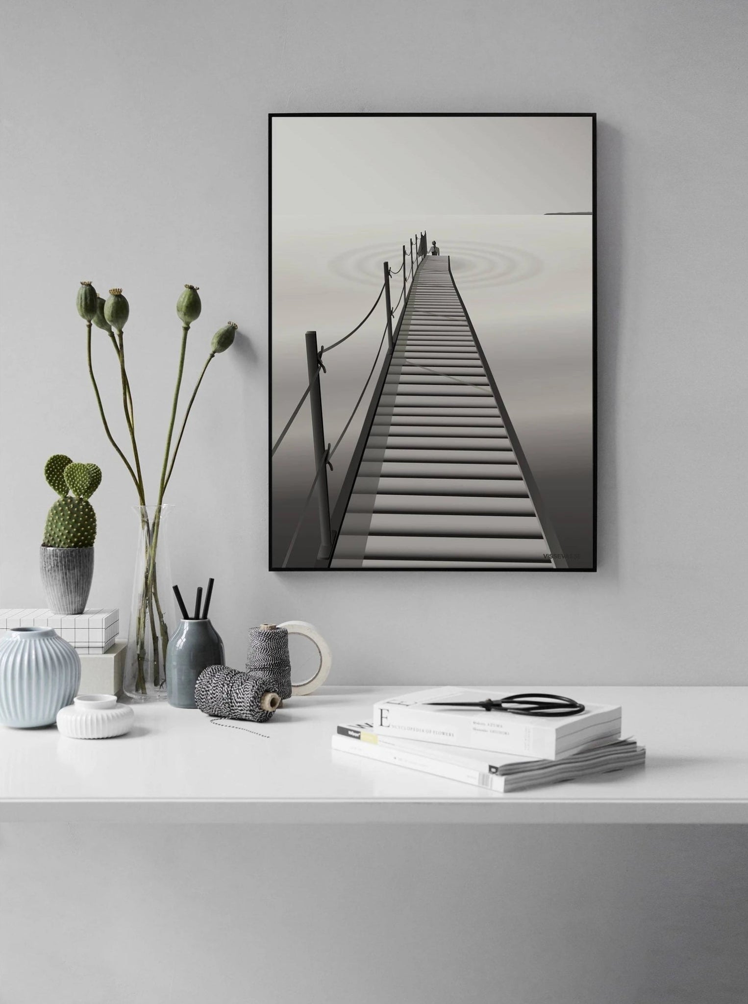 Vissevasse Evening Bath Poster, 15 X21 Cm