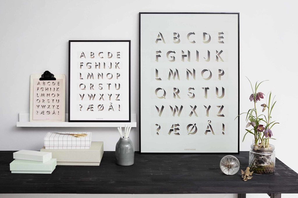 Vissevasse Abc Poster 15 X21 Cm, Mint