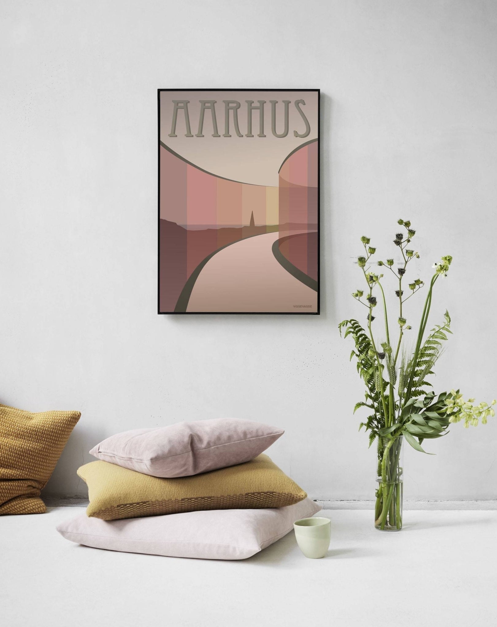 Vissevasse Aarhus Aros Poster, 15 X21 Cm