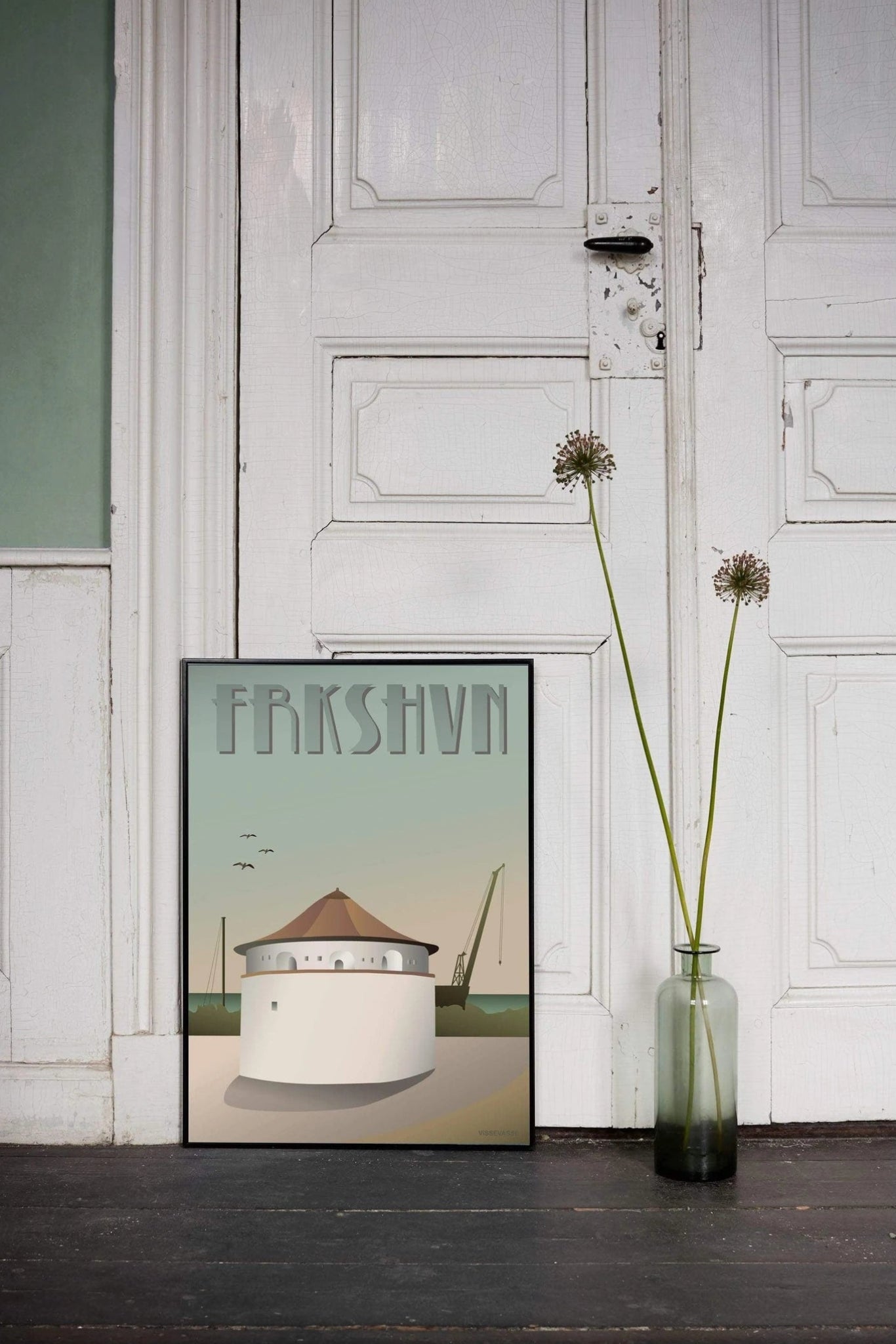 Vissevasse Frederikshavn Powder Tower Poster, 15 X21 Cm
