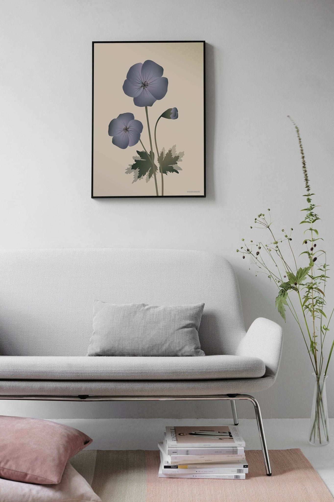 Vissevasse Geranium Poster 30 X40 Cm, Nude