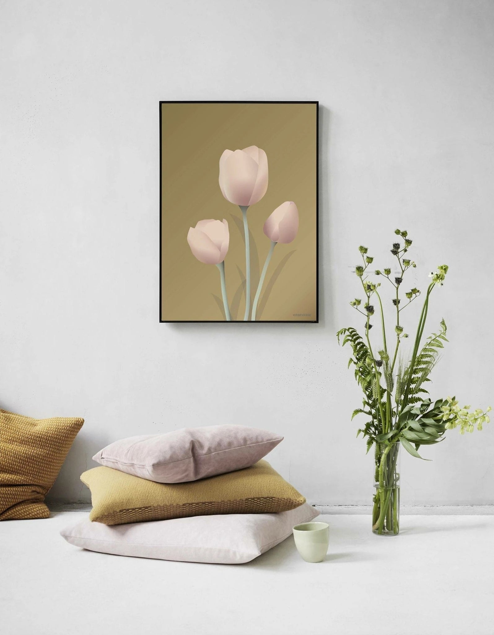 Vissevasse Tulip Poster 30 X40 Cm, Amber