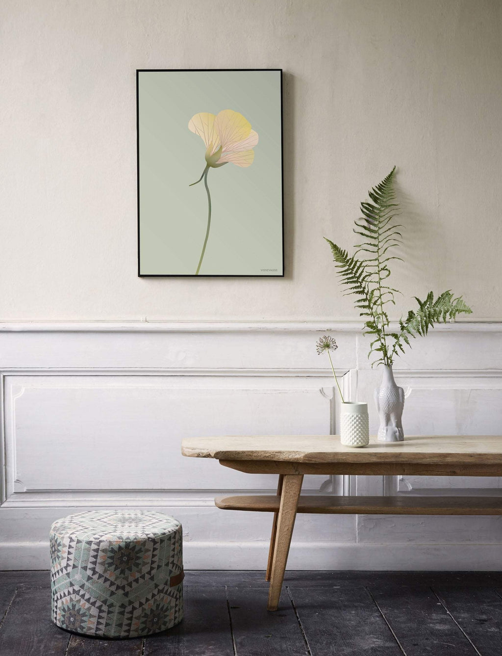 Vissevasse Nasturtium Poster 30 X40 Cm, Green