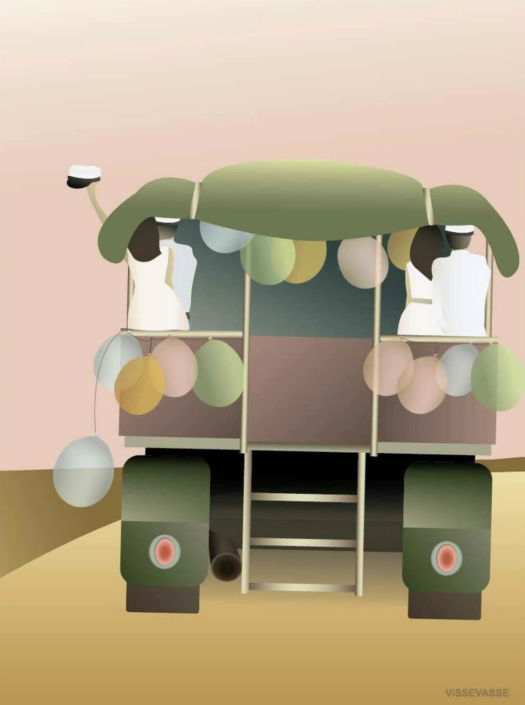 Vissevasse Final Trip Greeting Card, 15 X21 Cm