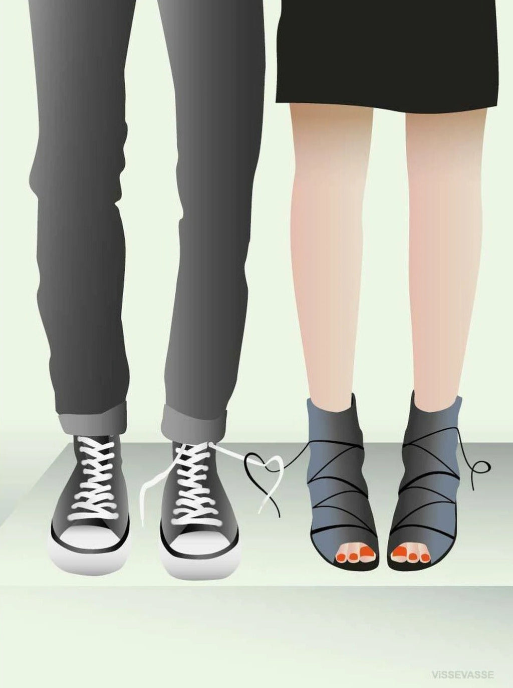 Vissevasse Laces Greeting Card, 15 X21 Cm