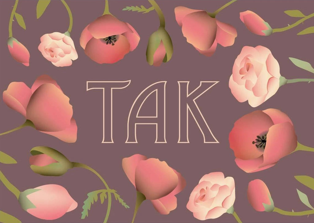 Vissevasse Thank You Greeting Card, 10,5x15cm